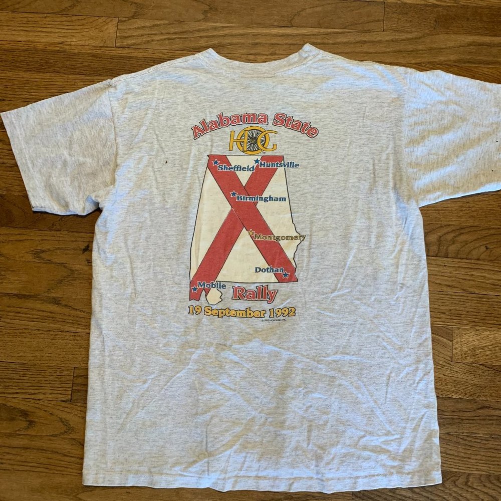Vintage T Shirt Alabama State Rally